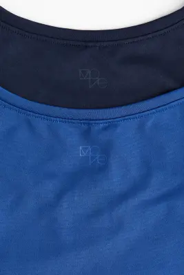 Lot de 2 débardeurs de sport DryMove™ - Bleu/bleu marine