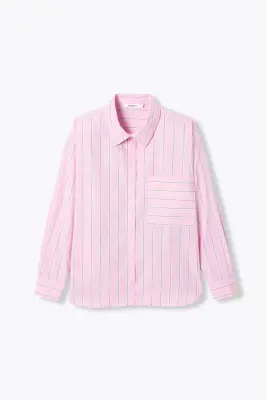Chemise oversize rayée Femme