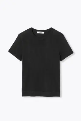 Pull fin manches courtes Femme