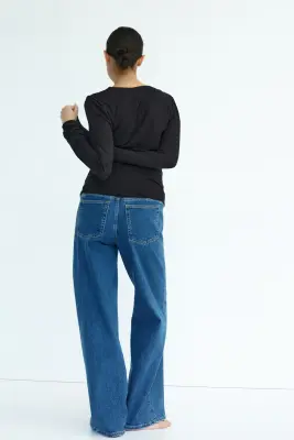 MAMA Jean large - Bleu denim