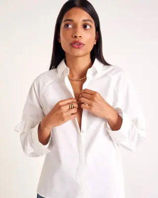 Chemise Jeanne blanc naturel