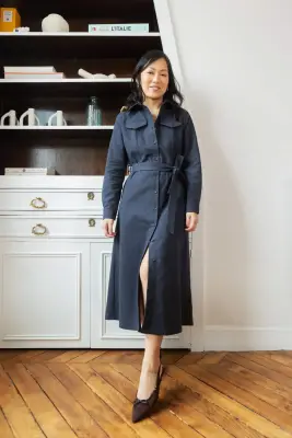 Robe Maria - bleu marine