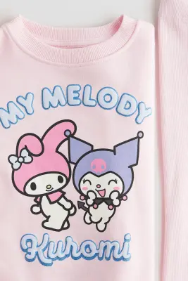 Ensemble 2 pièces avec sweat et legging - Rose clair/My Melody
