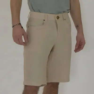 Short Ziggy lin Beige