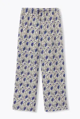Pantalon large ceinturé Femme