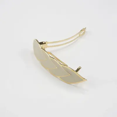 Barrette en émail Charlie (au choix)