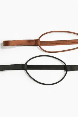 Lot de 2 bandeaux - Noir/marron