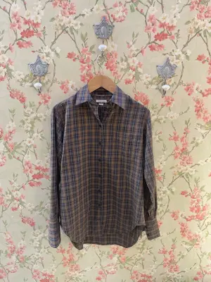 Nouveau ! LAURENCE BRAS Chemise Babille Blue Checks