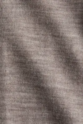 Combinaison en jersey de laine mérinos - Beige foncé