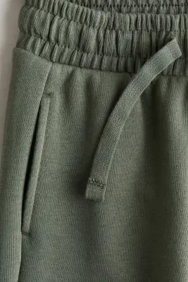 Pantalon jogger avec renfort sur les genoux - Vert kaki