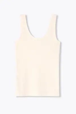 Débardeur jersey côtelé Femme