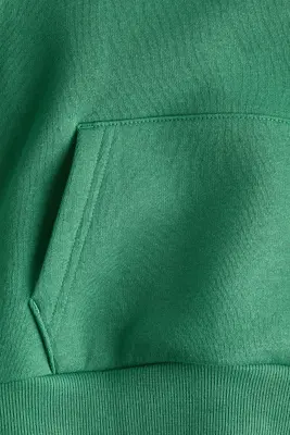Hoodie à l'intérieur brossé - Vert