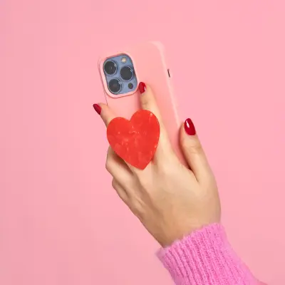 Phone Grip Coeur Coucou Suzette