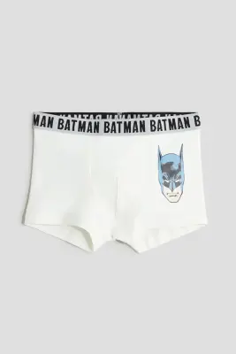 Lot de 5 boxers - Blanc/Batman