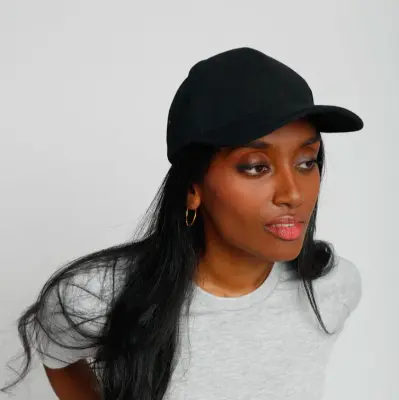 Casquette Sasha Unisexe Noir