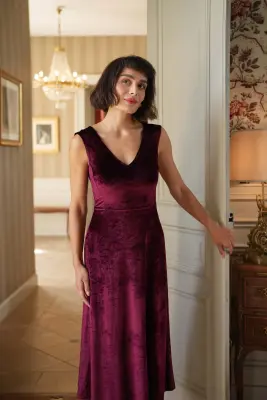 Emmelyn Velvet Dress