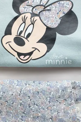 2-piece printed set - Turquoise/Minnie