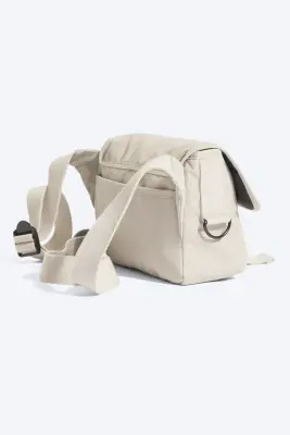 Sac messager à bandoulière - Taupe clair