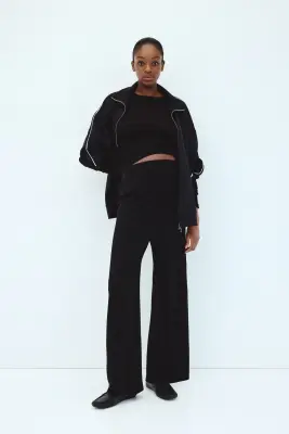 MAMA Pantalon en maille - Noir