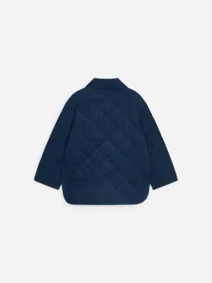Veste en velours côtelé - Bleu foncé