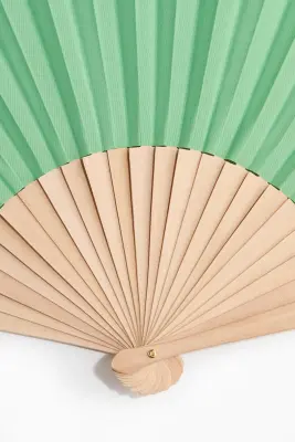 Éventail repliable - Vert clair