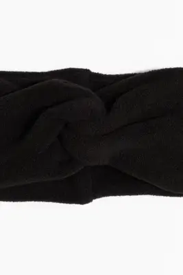 Bandeau de sport en tissu polaire - Noir