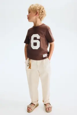 T-shirt imprimé - Marron/6