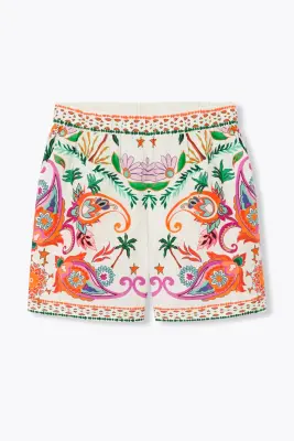Short imprimé Femme