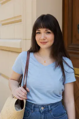 Tee-shirt Simone - bleu ciel