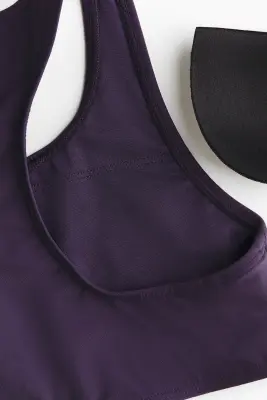 Maillot de sport deux pièces Lycra® Xtra Life™ - Violet prune