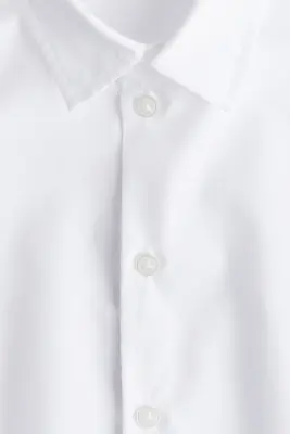 Chemise repassage facile - Blanc
