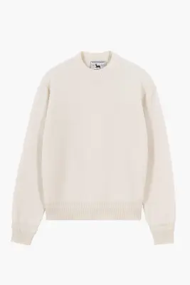 Relaxed Cashmere Crewneck - Ecru
