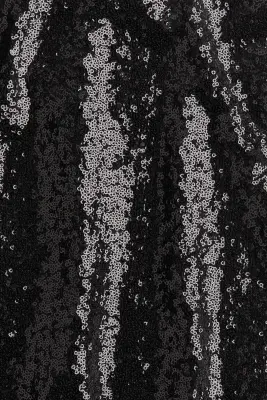 Jupe maxi à sequins - Noir
