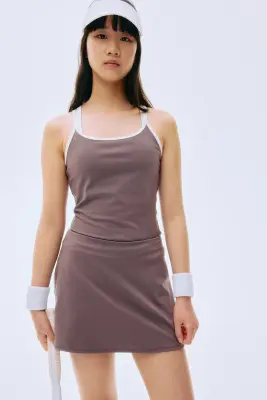Jupe de tennis SoftMove™ - Mauve taupe