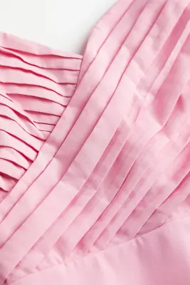 Robe à manches bouffantes - Rose clair