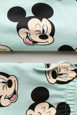 Ensemble imprimé 2 pièces - Turquoise/Mickey