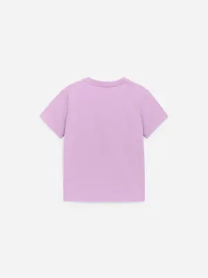 T-shirt col rond - Mauve