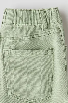 Short en twill - Vert kaki