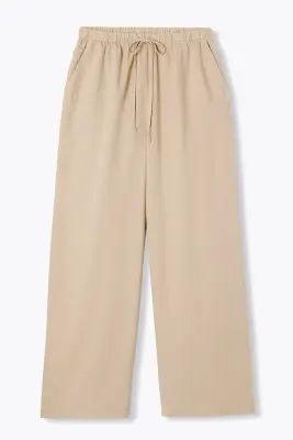 Pantalon large et uni Femme
