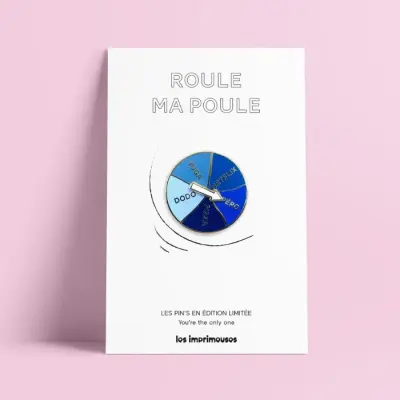 Pin's Roulette Bleue