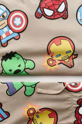 Ensemble 2 pièces imprimé - Beige/Marvel Comics