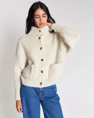 Cardigan Marcel écru