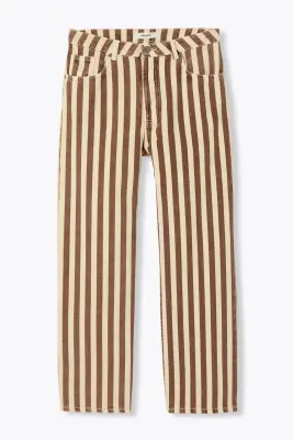 Pantalon large rayé Femme