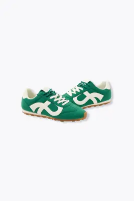 Baskets effet nubuck Femme