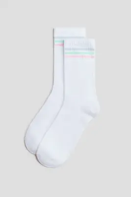 Lot de 5 paires de chaussettes - Rose/violet/bleu pâle