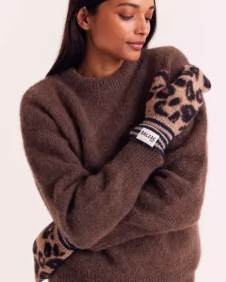 Moufle Karen léopard
