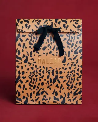 Pochette cadeaux large guépard