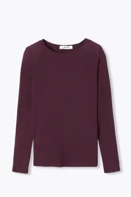T-shirt fin manches longues