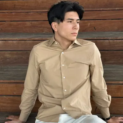 Chemise Paris beige sable