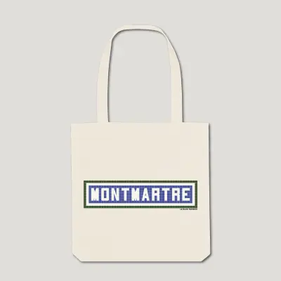 TOTE BAG IMPRIMÉ - MONTMARTRE - ÉCRU